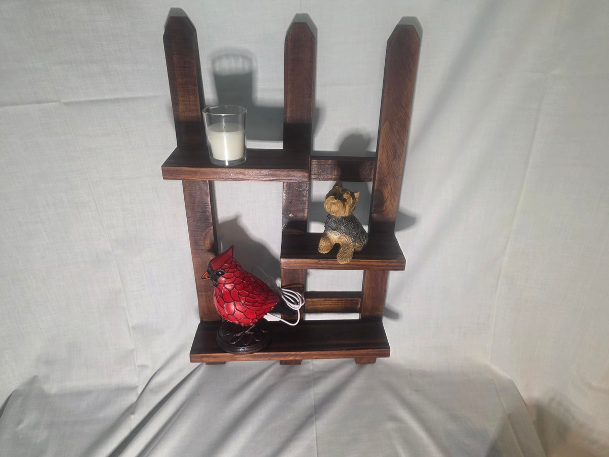 wall Hung candle holder with shelf