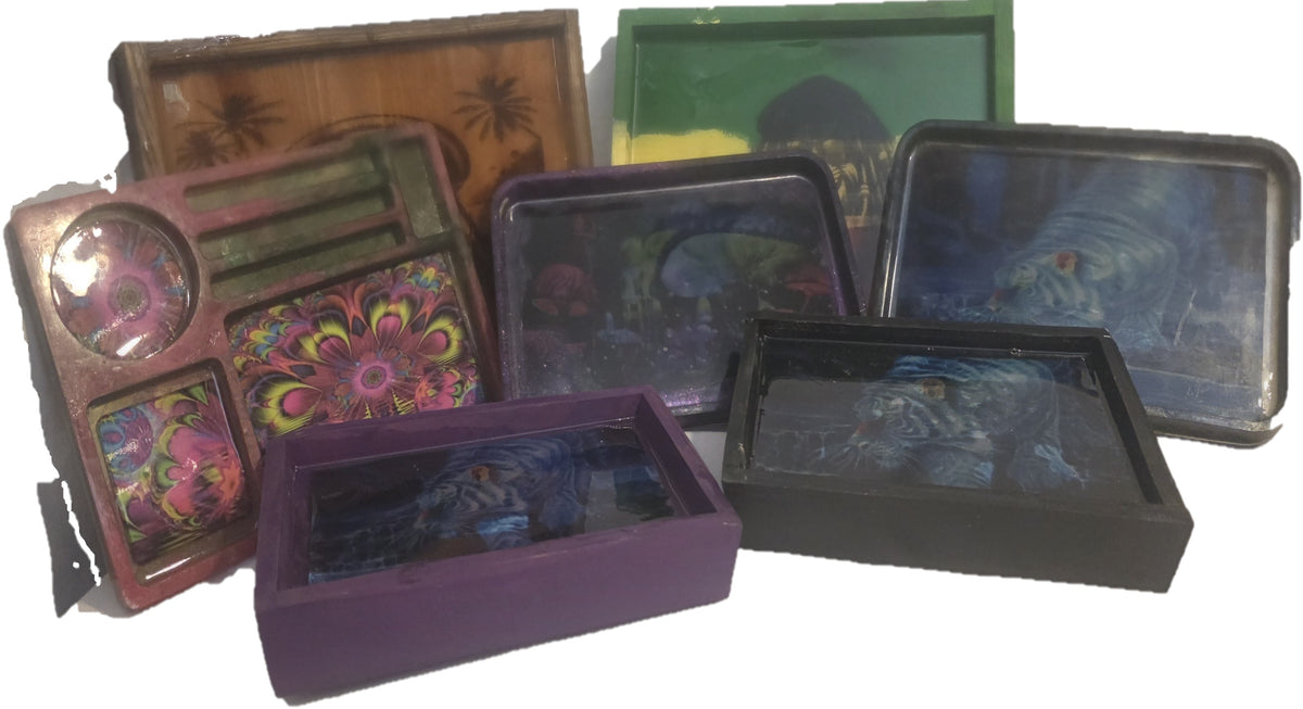 Rolling trays