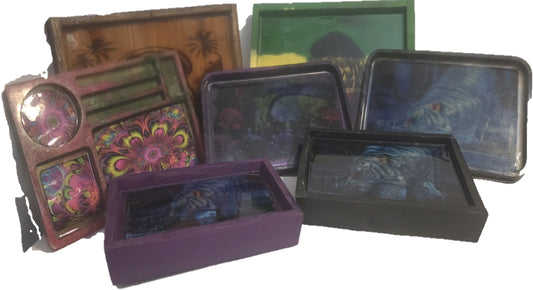 Rolling trays