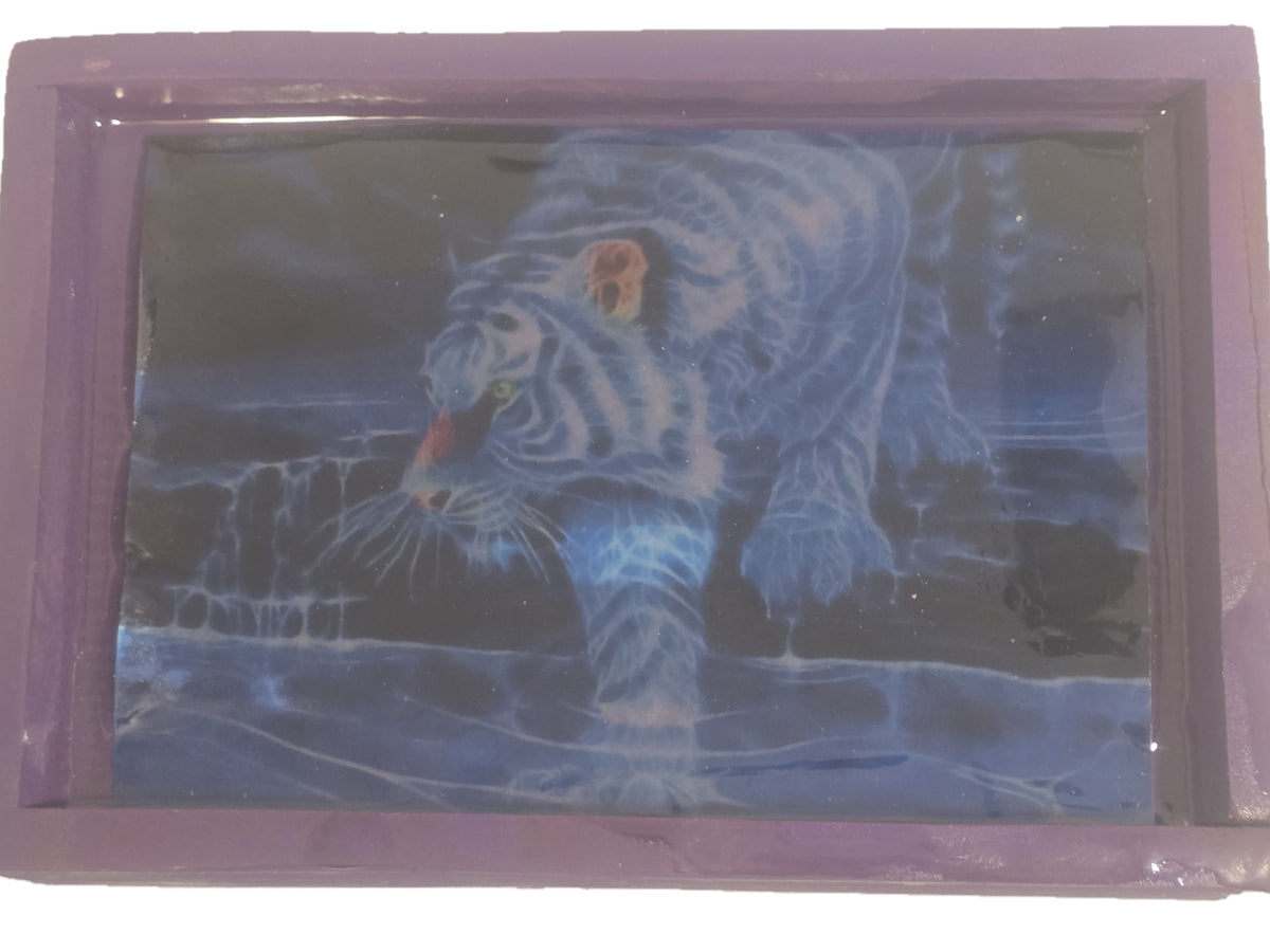 Glowing tiger Rolling tray